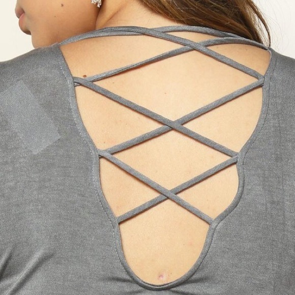 Plus Caged Detail Dress - Picture 4 of 5